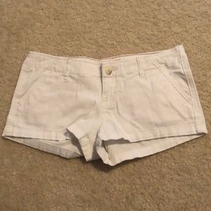 5 for $10 white Hollister shorts